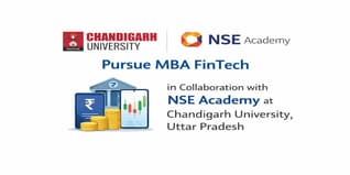 Pursue MBA FinTech in Collaboration with NSE Academy at Chandigarh University, Uttar Pradesh